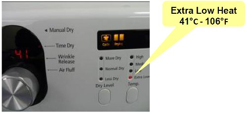 Temperature For Heat Settings A